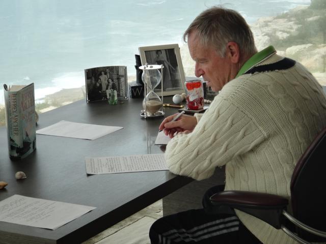 Author Jeffrey Archer says he’s currently working on short stories. Author Jeffrey Archer says he’s currently working on short stories.
