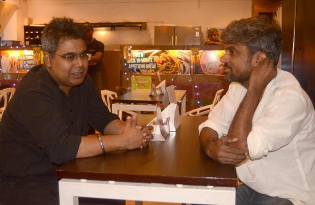 Mir with director Debasish Sen Sharma. (Prateek Choudhury/HT Photo) Mir with director Debasish Sen Sharma. (Prateek Choudhury/HT Photo)