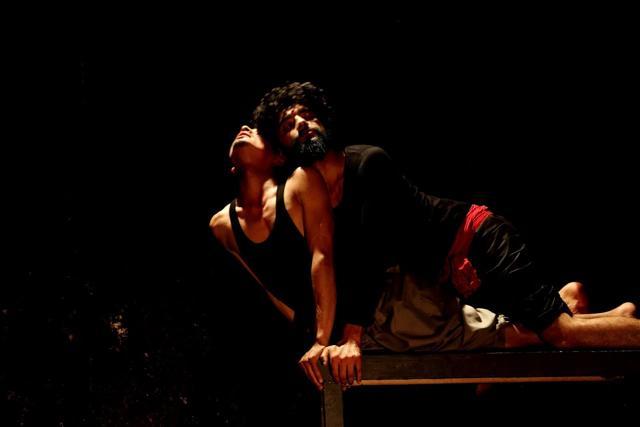 A scene from the performance titled Toye will be presented by Jyoti Dogra and her team.