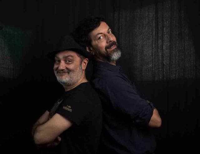 Actor Vinay Pathak and director Rajat Kapoor. (Aalok Soni/HT Photo) Actor Vinay Pathak and director Rajat Kapoor. (Aalok Soni/HT Photo)