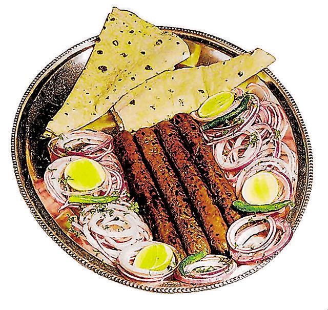 The two celebrated kababs to originate from Lucknow are the galouti and the kakori, which is cylindrical in shape The two celebrated kababs to originate from Lucknow are the galouti and the kakori, which is cylindrical in shape