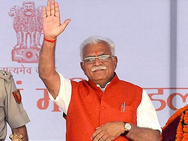 Khattar slammed Congress for not implementing OROP for a long time, saying when BJP government came to power at the Centre, it implemented it. (File photo) Khattar slammed Congress for not implementing OROP for a long time, saying when BJP government came to power at the Centre, it implemented it. (File photo)