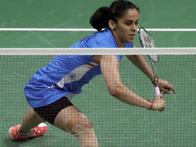Saina Nehwal had injured the knee just before the Rio Olympics and played the first match carrying the injury (with the knee heavily strapped), aggravating it. (AP) Saina Nehwal had injured the knee just before the Rio Olympics and played the first match carrying the injury (with the knee heavily strapped), aggravating it. (AP)
