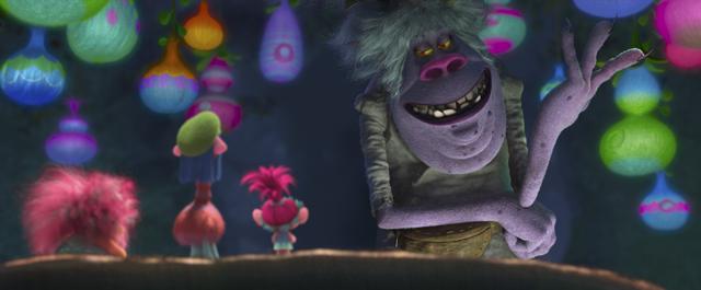 Bergens is not seeing the trolls. She is seeing anti-depressant pills. (20th Century Fox.) Bergens is not seeing the trolls. She is seeing anti-depressant pills. (20th Century Fox.)