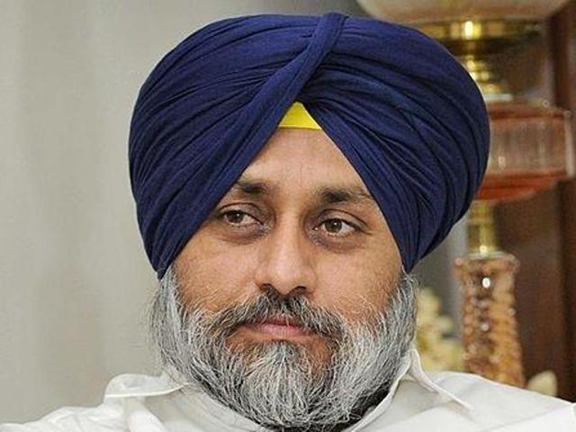 Punjab deputy chief minister Sukhbir Singh Badal(HT File Photo)