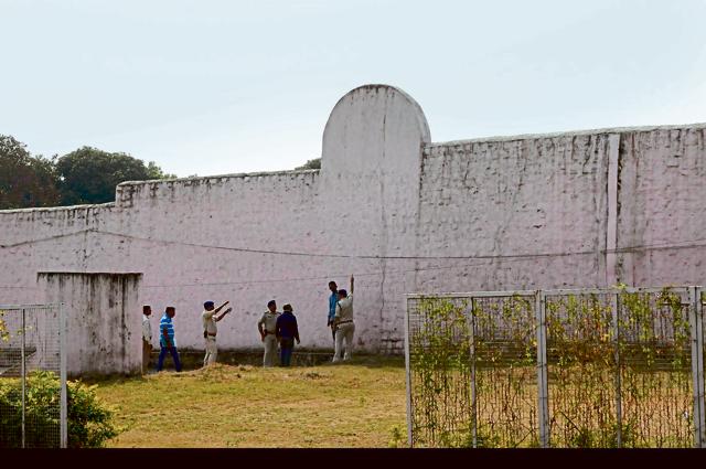 Bhopal, India - Nov. 04, 2016: Bhopal central jail in Bhopal, India, on Monday, October 31, 2016.(Mujeeb Faruqui/HT PHOTO)