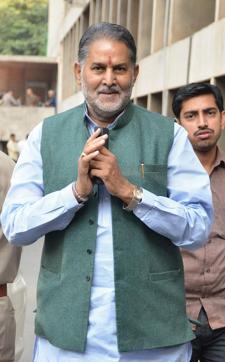 Haryana parliamentary affairs minister Ram Bilas Sharma at the Vidhan Sabha in Chandigarh on Friday. (Keshav Singh/HT Photo) Haryana parliamentary affairs minister Ram Bilas Sharma at the Vidhan Sabha in Chandigarh on Friday. (Keshav Singh/HT Photo)
