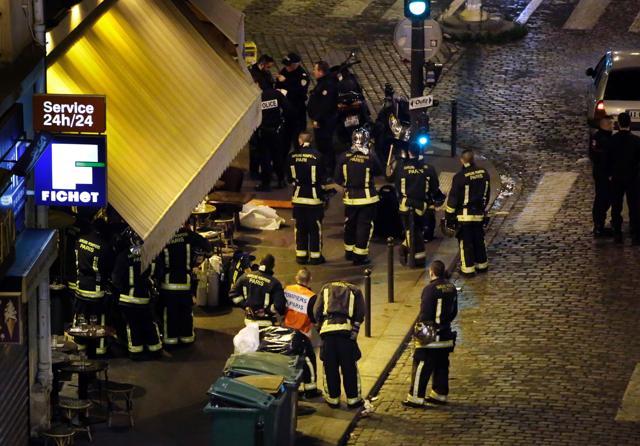 Police outside a cafe-restaurant in 10th arrondissement of the French capital Paris, on November 13, 2015, one of the venues hit by a terrorist attack. (AFP file) Police outside a cafe-restaurant in 10th arrondissement of the French capital Paris, on November 13, 2015, one of the venues hit by a terrorist attack. (AFP file)