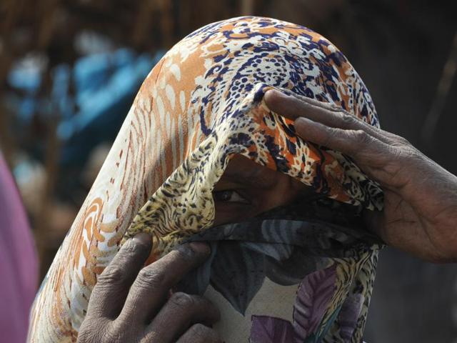 On the intervening night of November 1 and 2, six armed men allegedly struck an isolated colony of workers of a brick kiln adjacent to the Yamuna Expressway near Jewar (Sunil Ghosh/HT Photo) On the intervening night of November 1 and 2, six armed men allegedly struck an isolated colony of workers of a brick kiln adjacent to the Yamuna Expressway near Jewar (Sunil Ghosh/HT Photo)