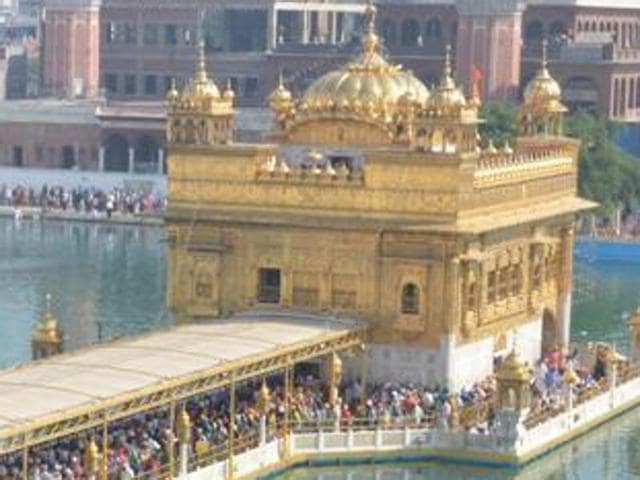 Golden temple in Amritsar.(HT File Photo)