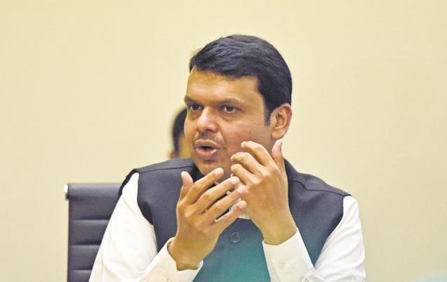 ”I don’t describe patriotism,”said CM Devendra Fadnavis at Hindustan Times office in Elphinstone. (Vijayanand Gupta/HT ) ”I don’t describe patriotism,”said CM Devendra Fadnavis at Hindustan Times office in Elphinstone. (Vijayanand Gupta/HT )
