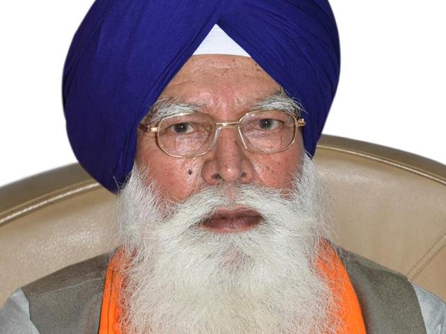 Kirpal Singh Badungar, who was chosen SGPC chief on Saturday.(HT Photo)