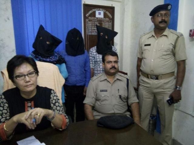 Acting on specific information, police on Saturday night raided the rented house of Dawa Tshering Bhutia here at Darjeeling More and recovered 609 gelatin sticks and 200 detonators and 630 meter long codex wire. (HT Photo) Acting on specific information, police on Saturday night raided the rented house of Dawa Tshering Bhutia here at Darjeeling More and recovered 609 gelatin sticks and 200 detonators and 630 meter long codex wire. (HT Photo)