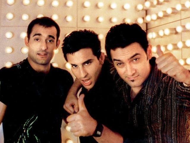 Aamir Khan, Akshaye Khanna and Saif Ali Khan had starred in the original Dil Chahta Hai in 2001. (HT Photo)