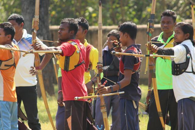 With eyes on Olympics, the children are demanding international equipment and facilities. (Ritesh Mishra/ HT PHOTO)