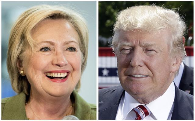Combination image of Democratic presidential candidate Hillary Clinton and Republican presidential candidate Donald Trump. (AP File Photo) Combination image of Democratic presidential candidate Hillary Clinton and Republican presidential candidate Donald Trump. (AP File Photo)