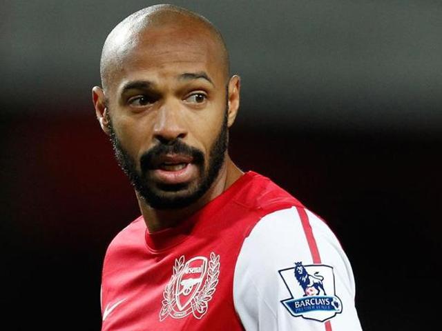 Ranveer Singh has been a huge fan of the former French great, Thierry Henry. (HT Photo)