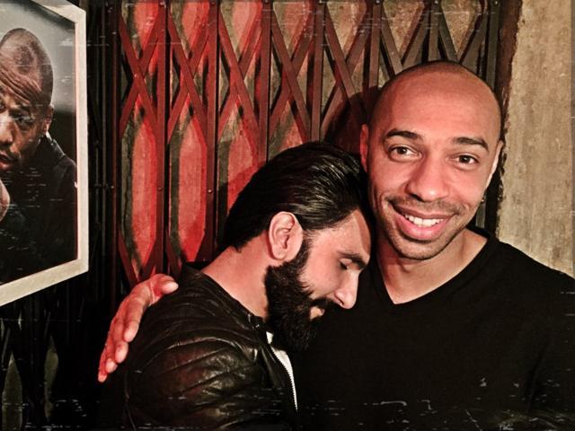 During their meeting, Ranveer Singh told the footballer “how big a fan” he was of him. (HT Photo)