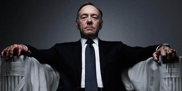 Kevin Spacey in House of Cards.