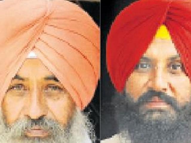 Balwinder Singh Bains and Simarjeet Singh Bains(HT Photo)