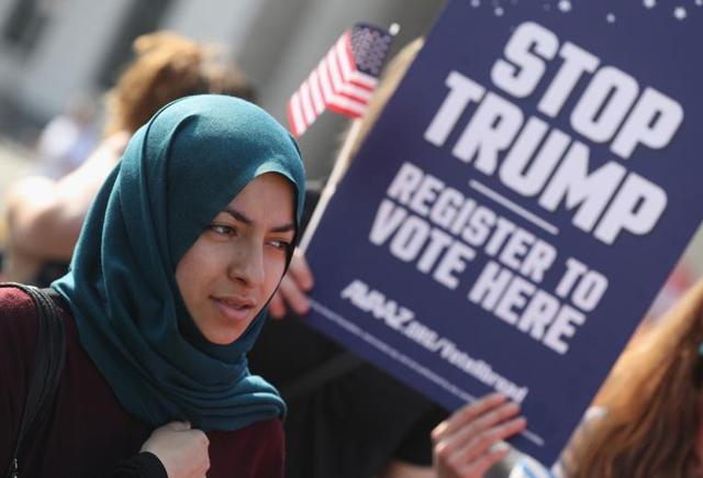 Republican presidential candidate Donald Trump’s presidential campaign has been rife with inflammatory rhetoric against Muslims.(File Photo) Republican presidential candidate Donald Trump’s presidential campaign has been rife with inflammatory rhetoric against Muslims.(File Photo)