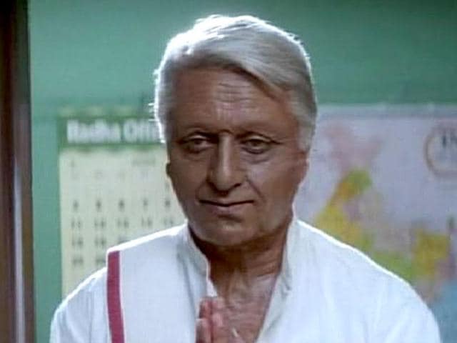 In Indian, Haasan played the role of both a son and a father. In Indian, Haasan played the role of both a son and a father.