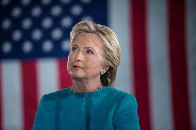 Democratic presidential nominee Hillary Clinton waits to speak during a rally at the Armory November 6, 2016 in Manchester, New Hampshire. (AFP) Democratic presidential nominee Hillary Clinton waits to speak during a rally at the Armory November 6, 2016 in Manchester, New Hampshire. (AFP)