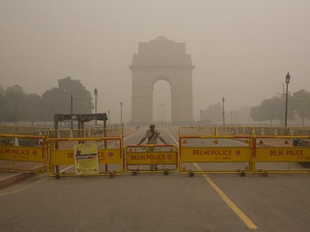 The thick smog cover looming over the national capital region for the last six days has been caused by a unique wind phenomenon .(AP File Photo) The thick smog cover looming over the national capital region for the last six days has been caused by a unique wind phenomenon .(AP File Photo)