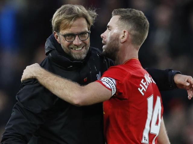 Liverpool manager Juergen Klopp during his team’s Premier League match.(REUTERS) Liverpool manager Juergen Klopp during his team’s Premier League match.(REUTERS)