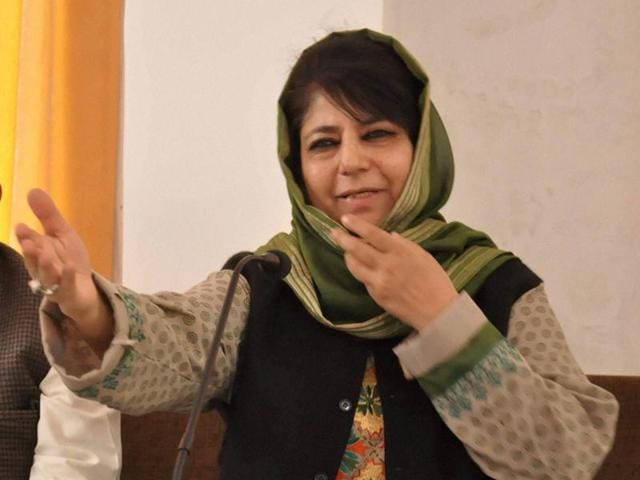 Jammu and Kashmir chief minister Mehbooba Mufti on Monday termed the ceasefire violations along the India-Pakistan border as unfortunate. (PTI File Photo) Jammu and Kashmir chief minister Mehbooba Mufti on Monday termed the ceasefire violations along the India-Pakistan border as unfortunate. (PTI File Photo)