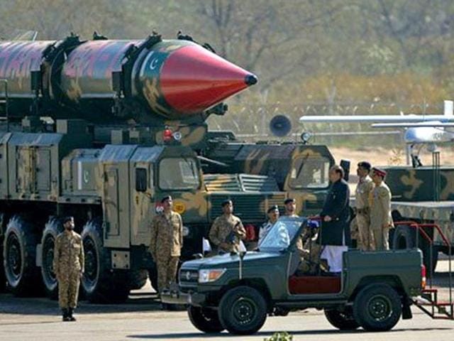 Pakistan is on course of having about 350 nuclear weapons in about a decade, the world's third-largest stockpile after the US and Russia and twice that of India. (AFP File Photo)