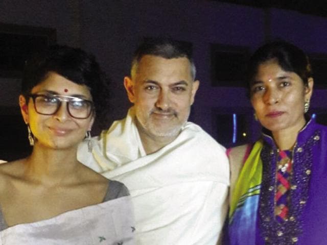 “Aamir Khan had asked Kangana about the person who taught her Haryanvi. That’s how I came on board. He especially told me that he would take classes with me. It was a dream come true to accompany sir,” says Sunita Sharma. “Aamir Khan had asked Kangana about the person who taught her Haryanvi. That’s how I came on board. He especially told me that he would take classes with me. It was a dream come true to accompany sir,” says Sunita Sharma.