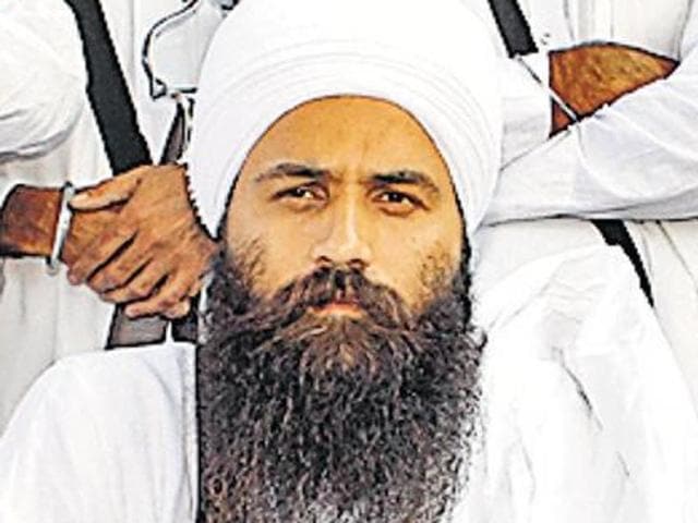 Baljit Singh Daduwal, who was appointed the parallel jathedar of Takht Sri Damdama Sahib duing the last year’s ‘Sarbat Khalsa’, made the announcement.(HT File Photo)