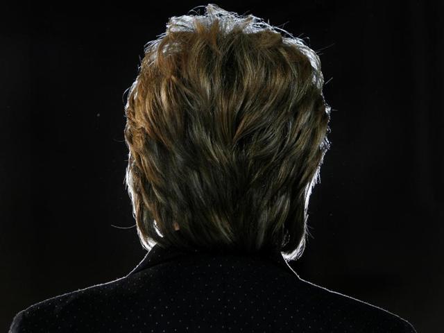 Hillary married Bill Clinton in 1975 and later became the US First Lady in 1993. Here she speaks during a town hall meeting at Charles City Elementary School in Iowa, on May 25, 2007. (REUTERS Photo)