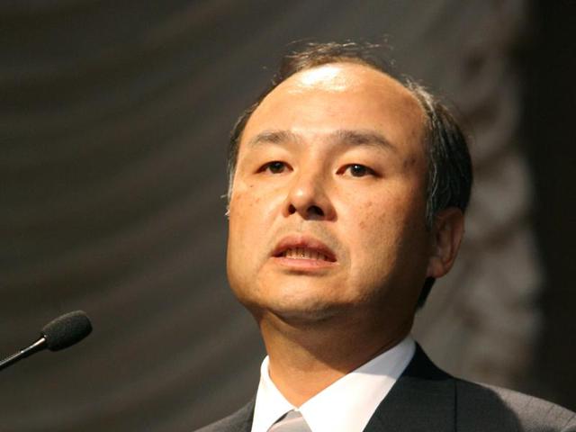 Masayoshi Son, President and CEO of Japan’s Softbank Corp. For Ola and Snapdeal, Softbank’s write down comes at time when the companies are looking to raise funds.(AFP)