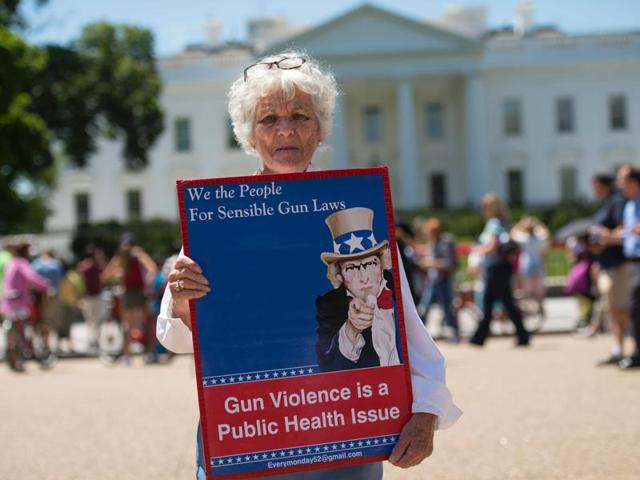 Gun control-related ballot measures in four states are expected to pass on Tuesday, opinion polls show, after gun safety advocates poured a massive amount of money. (AFP File Photo) Gun control-related ballot measures in four states are expected to pass on Tuesday, opinion polls show, after gun safety advocates poured a massive amount of money. (AFP File Photo)