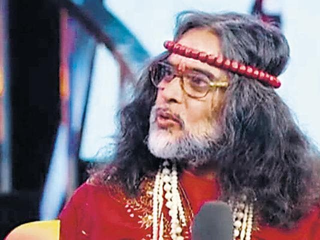 Controversial godman Omji Maharaj, a contestant in popular reality show Bigg Boss. Controversial godman Omji Maharaj, a contestant in popular reality show Bigg Boss.