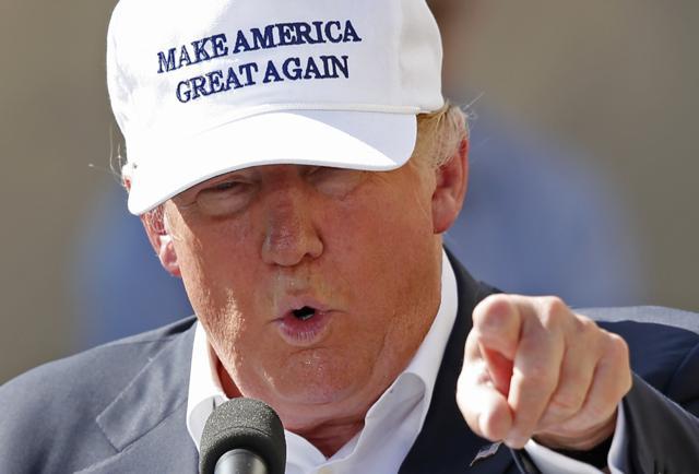Republican presidential candidate Donald Trump speaks at a campaign event at the former Osram Sylvania light bulb factory in Manchester. (AP File Photo) Republican presidential candidate Donald Trump speaks at a campaign event at the former Osram Sylvania light bulb factory in Manchester. (AP File Photo)