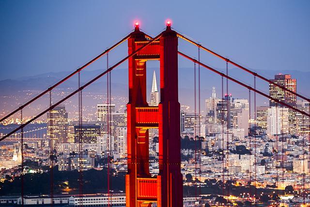 San Francisco, in northern California, is a hilly city on the tip of a peninsula surrounded by the Pacific Ocean and San Francisco Bay. It’s known for its year-round fog, iconic Golden Gate Bridge, cable cars and colorful Victorian houses. The Financial District’s Transamerica Pyramid is its most distinctive skyscraper. In the bay sits Alcatraz Island, site of the notorious former prison. (Getty Images) San Francisco, in northern California, is a hilly city on the tip of a peninsula surrounded by the Pacific Ocean and San Francisco Bay. It’s known for its year-round fog, iconic Golden Gate Bridge, cable cars and colorful Victorian houses. The Financial District’s Transamerica Pyramid is its most distinctive skyscraper. In the bay sits Alcatraz Island, site of the notorious former prison. (Getty Images)