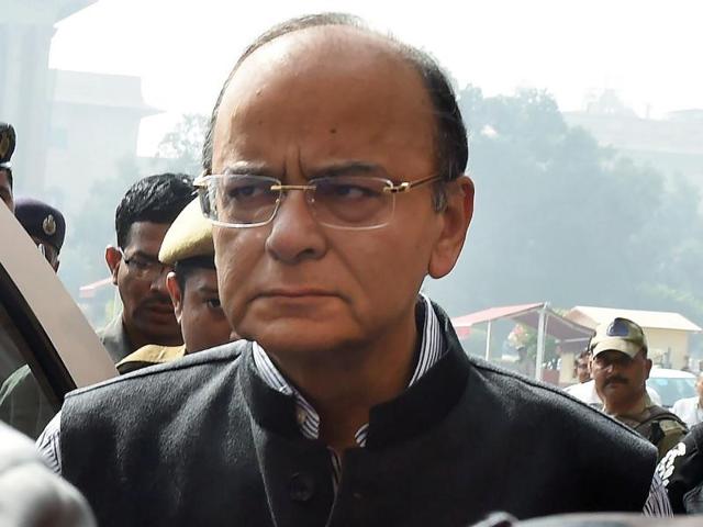Union finance minister Arun Jaitley arrives at the offices of the Ministry of Finance in New Delhi. (AFP Photo) Union finance minister Arun Jaitley arrives at the offices of the Ministry of Finance in New Delhi. (AFP Photo)