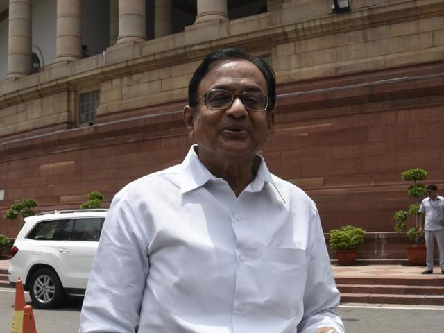 Former union minister of finance P Chidambaram. (Sonu Mehta/HT File Photo) Former union minister of finance P Chidambaram. (Sonu Mehta/HT File Photo)