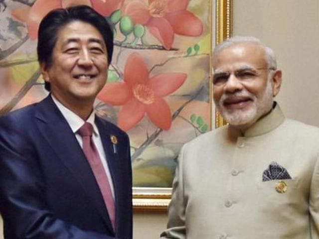 Prime Minister Narendra Modi will be holding the annual summit meeting with Japanese Prime Minister Shinzo Abe and have an audience with the emperor of Japan. (PTI file photo) Prime Minister Narendra Modi will be holding the annual summit meeting with Japanese Prime Minister Shinzo Abe and have an audience with the emperor of Japan. (PTI file photo)