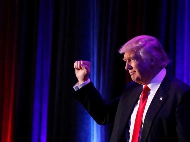 U.S. President-elect Donald Trump greets supporters during his election night rally in Manhattan, New York, U.S., November 9, 2016. (Reuters) U.S. President-elect Donald Trump greets supporters during his election night rally in Manhattan, New York, U.S., November 9, 2016. (Reuters)