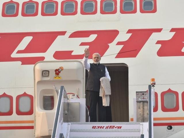 Prime Minister Narendra Modi leaves for Japan. (Twitter photo) Prime Minister Narendra Modi leaves for Japan. (Twitter photo)