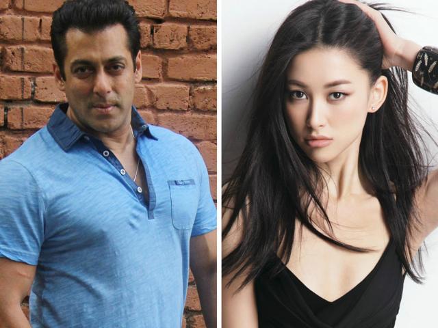 Salman Khan’s new heroine, in Tubelight, is Chinese actress, Zhu Zhu. (HT Photo) Salman Khan’s new heroine, in Tubelight, is Chinese actress, Zhu Zhu. (HT Photo)