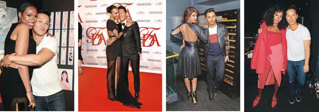 Today, Prabal can be seen rubbing shoulders with Hillary Clinton during the day and partying late into the night with a gaggle of gorgeous girls that include international models as well as Hollywood royalty. Seen here with (from left ) Jennifer Hudson, Zoe Saldana, Priyanka Chopra, and Solange Knowles (Getty Images) Today, Prabal can be seen rubbing shoulders with Hillary Clinton during the day and partying late into the night with a gaggle of gorgeous girls that include international models as well as Hollywood royalty. Seen here with (from left ) Jennifer Hudson, Zoe Saldana, Priyanka Chopra, and Solange Knowles (Getty Images)