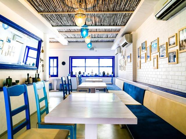 The only thing missing from Thalassa in Mumbai is the sea. The only thing missing from Thalassa in Mumbai is the sea.
