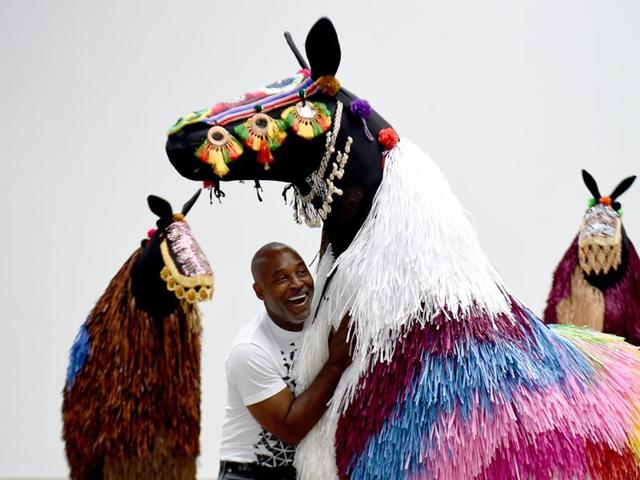 Sydney will play host to a new kind of an art show -- American artist Nick Cave’s live art performance called Heard.Syd. (AFP) 