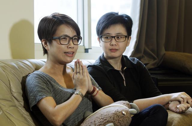Chalynn Hsueh, left, and Log Chen speak during an exclusive interview with The Associated Press in Taipei, Taiwan. (AP File) Chalynn Hsueh, left, and Log Chen speak during an exclusive interview with The Associated Press in Taipei, Taiwan. (AP File)