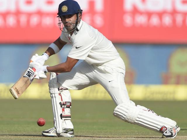 India's Gautam Gambhir plays a shot on the second day of the first Test cricket match. (AFP) India's Gautam Gambhir plays a shot on the second day of the first Test cricket match. (AFP)